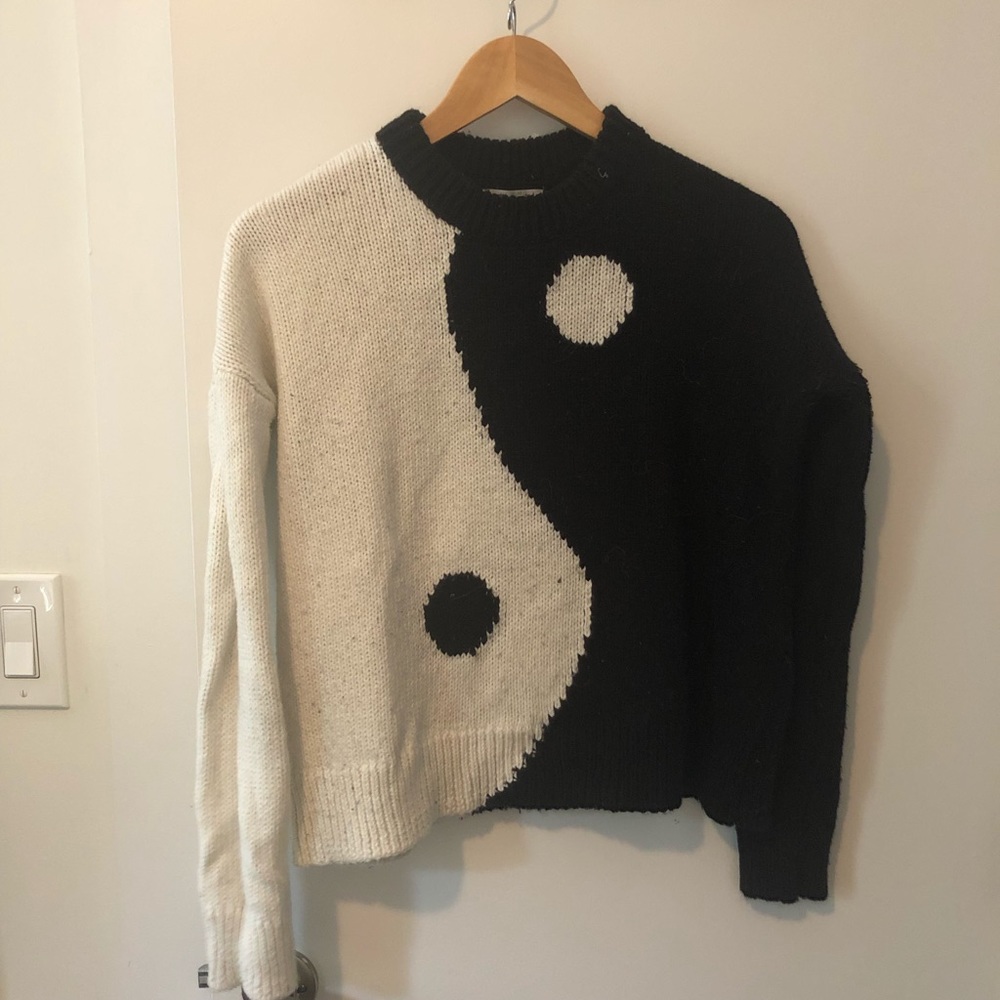 madewell yin yang pullover sweater